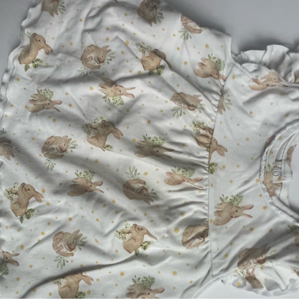 Baby Club Chic Bunny PJs - Picture 3 of 3